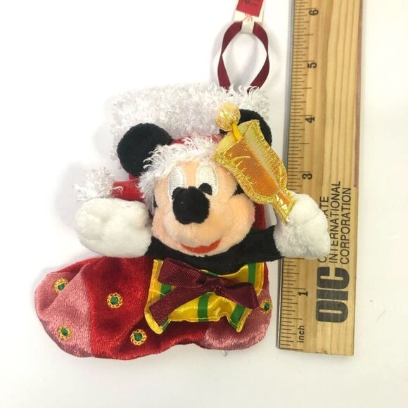 mickey mouse christmas stocking disney store exclusive mini stocking - Picture 2 of 6